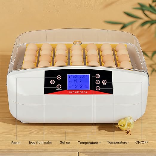 Winado Incubators for Hatching Eggs, 41 Egg Incubator with Automatic Egg Turning & Temperature Control, Egg Candler, and Day Counter for Chicken, Duck, and Quail Eggs Hatching - Image 7
