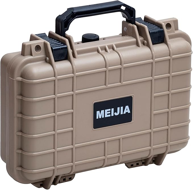 MEIJIA Portable All Weather Waterproof Protective Hard Case, Small Camera Case,Dry Case with Customizable Foam,Fit Use of Drones, Camera,Equipments, 11.65 ”x8.35”x3.78” - Image 8