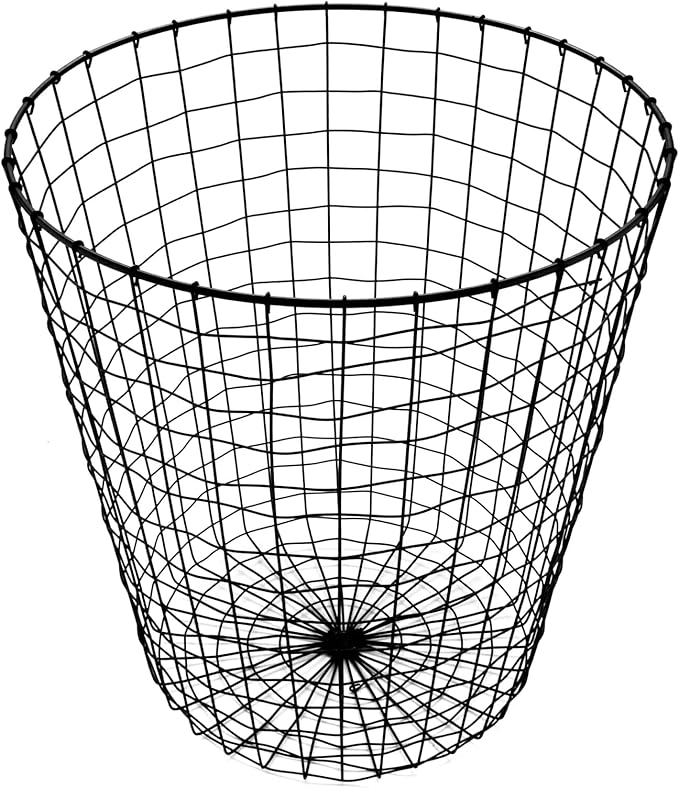 G.E.T. WB-300-MG Heavy Duty Iron Wire Utility Storage Basket, Round, 16" x 18" by Unknown