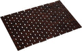 Bath Mat Bathroom Rugs Floor Wood Shower Bathtub Waterproof Non Slip Accessories 16x24 Inch Easy to Clean, Brown, 1 pc by Fovlaurs