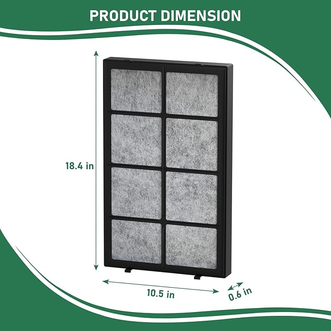 Carmerny 1051 Humidifier Air Filter Compatible with AIRCARE 1051 Evaporative Humidifier Essick Air Part # 1051-Models 4DTS300, 4DTS900, 696400HB, 696800, H12300HB, H12400HB, and H12600, 2 Pack - Image 7