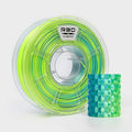 R3D Dual Color Silk PLA Filament, Co-Extrusion 3D Printer Filament 1.75mm, 30-370 mm/s High Speed PLA, Dimensional Accuracy +/- 0.02 mm, 1KG Plastic Spool (Silk Blue-Yellow) by R3D