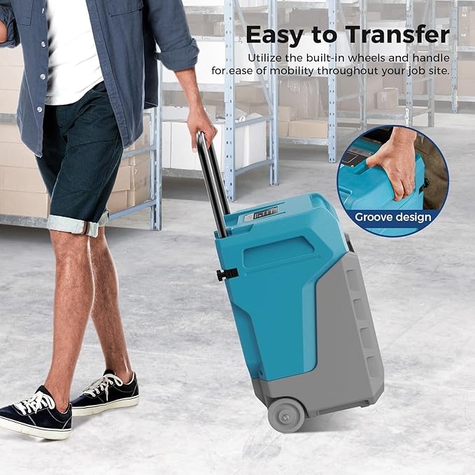 ALORAIR LGR Commercial Dehumidifier with Pump & Drain Hose, Portable Industrial Dehumidifiers with Wheels for Water Damage Restore, Basement, Garage, 5 Years Warranty - Image 7