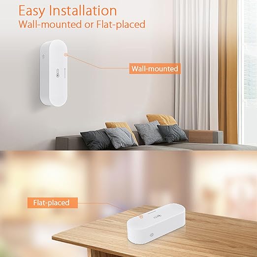 Dioche Temperature and Humidity Sensor Humidity Sensor for ZigBee Real Time Monitoring USB Power Supply for TUYA Smart, Remote Monitor for Room Greenhouse Incubator Wine Cellar - Image 8