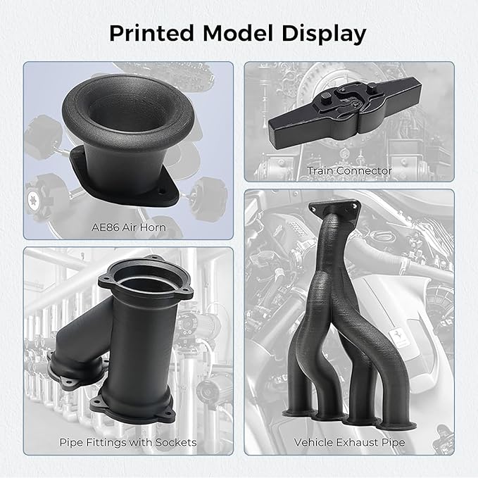 Official Creality Hyper PLA-CF (Carbon Fiber) Filament 1.75mm, High Speed PLA-CF 30-300mm/s 3D Printer Filament, Dimensional Accuracy +/-0.02mm, Fit Most FDM 3D Printers，1KG(2.2lbs) Spool Purple - Image 7