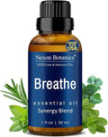 Breathe Essential Oil Blend 30 ml - Breath Sinus Relief with Menthol Oils - for Humidifiers, Diffusers, and Aromatherapy - Nexon Botanics by NexonBotanics