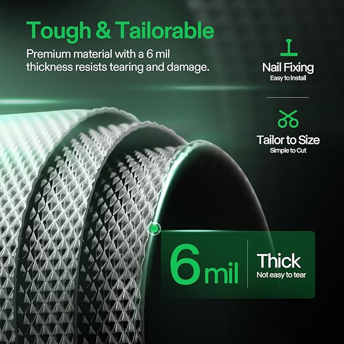 VIVOSUN 6 Mil Mylar Film Roll, 4 ft. x 50 ft. Diamond Film Foil Roll, Heavy-Duty Reflective Film for Grow Tent, Warm House, and Grow Room (50 ft.) - Image 4
