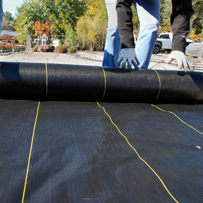 Dewitt 2-Pack Sunbelt Weed Barrier Fabric 3.2 oz, 3 x 300 Feet – Heavy-Duty Ground Cover Mat for Greenhouse Floors, Garden Rows, Raised Beds, Yard Gardening, and Outdoor Landscape Protection - Image 8