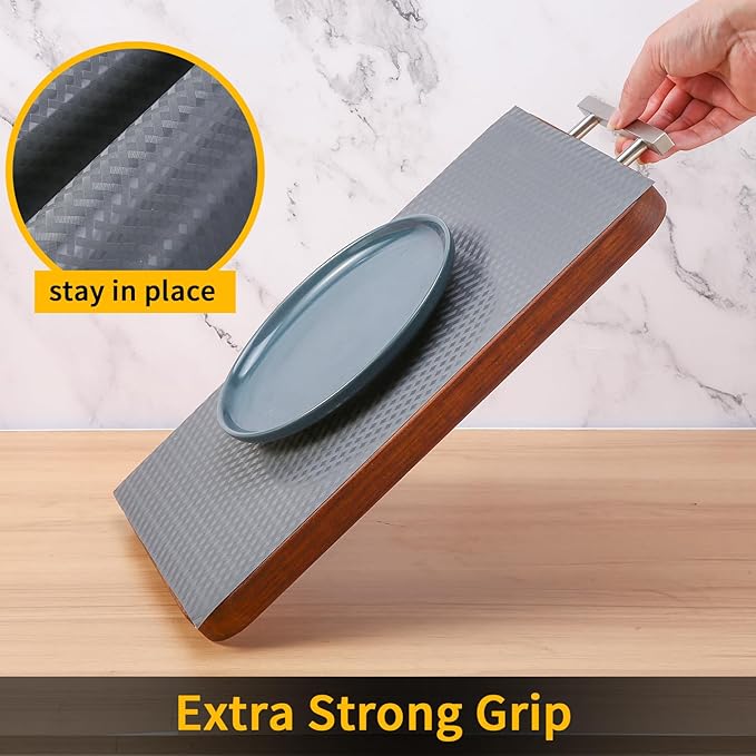 iwtmm Shelf Drawers Liners for Kitchen Cabinets Non-Slip, Washable, Oil-Proof Drawer Liners, EVA Waterproof Non-Adhesive Cabinet Liners for Kitchen, Pantry, Bathroom - Image 2