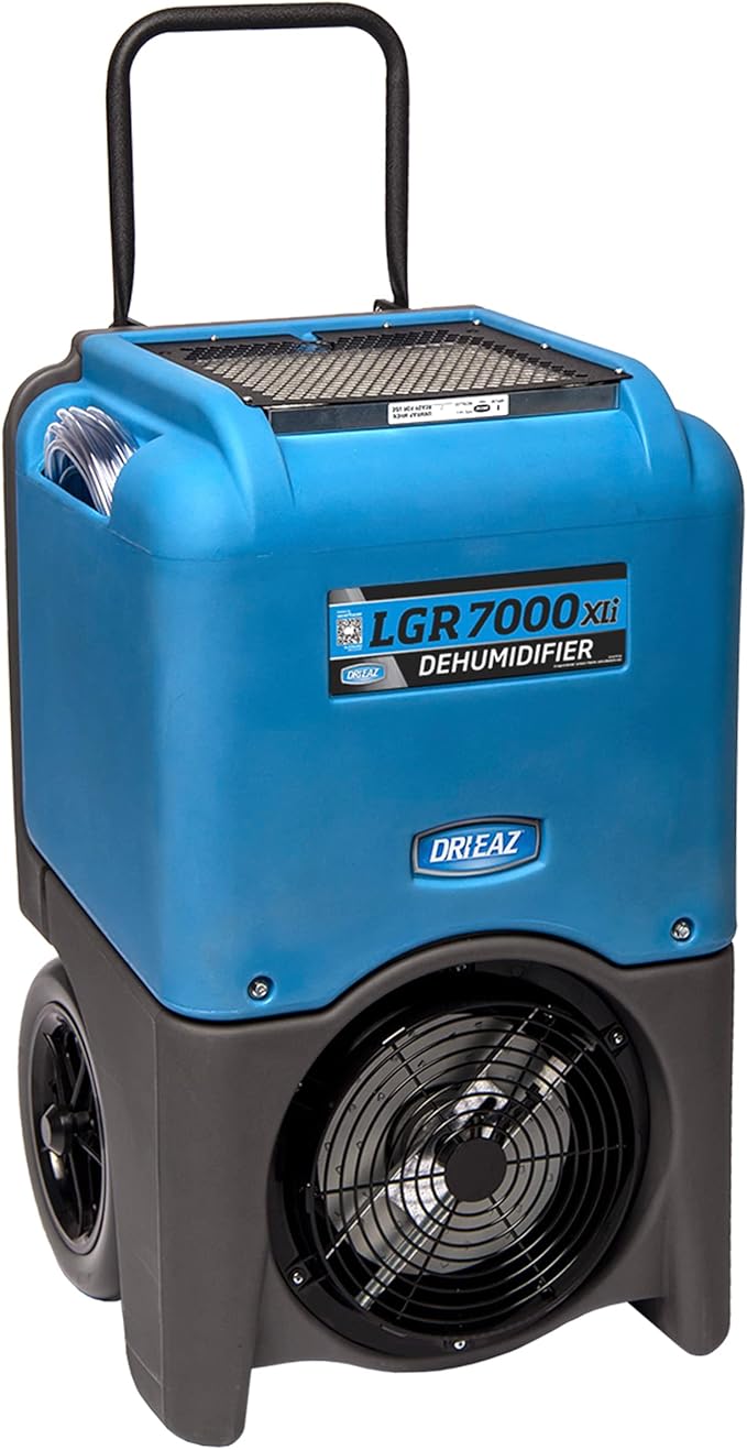 Dri-Eaz LGR 7000XLi Commercial Dehumidifier with Pump F412, 29 Gal, Industrial Dehumidifier by DriEaz