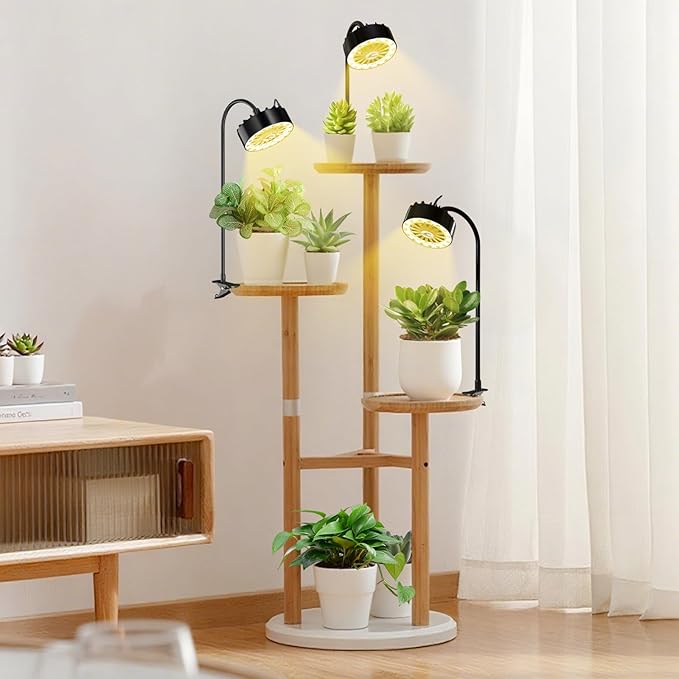 Grow Lights for Indoor Plants, Full Spectrum Plant Grow Light with Plant Fan,Clip on Plant Lights for Indoor Growing with Timer and Dimmable,Suit for Plant shves and Plant Pot,3 Packs - Image 7