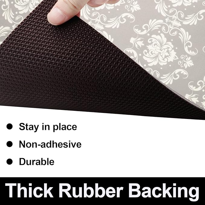 AiBOB Waterproof Under Sink Mat, Absorbent Quick Dry Sink Liners Protect Cabinets, Durable Shelf Liners, Slip Resistant and Non-Adhesive, 24X36, Light Grey - Image 3