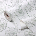 Shelf Liner for Kitchen Cabinets Non Adhesive Kitchen Drawer Liner,Non-Slip Lotus Cabinet Liner Shelf Paper,Pantry Shelf Liners for Cabinets Dresser Cupboard Liner Decorative 15.7In x 16.4FT by Quttisay