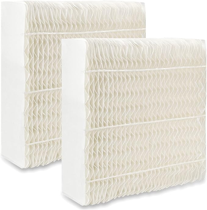 AMI PARTS 2 Pack 1043 Super Humidifier Wick Filter Replacement Compatible with AIR.Care EP9 Series EP9500 EP9700 EP9800 EP9R500 EP9R800 821000 826000 826800 and Bemis 800 8000 Series Humidifiers by AMIPARTS