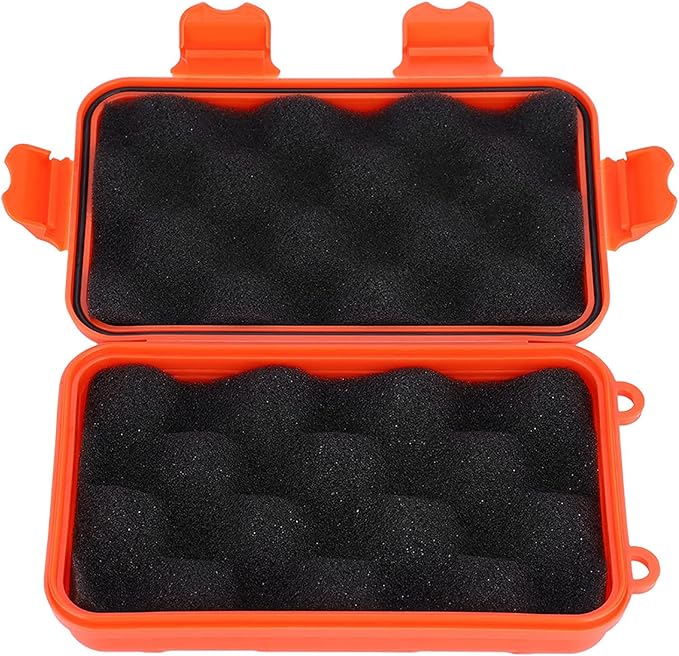 Water - Tight Storage Box | EDC Outdoor Survival Container for Electronics/Fishing Gear/Camping | Particle - Protected & Shock - Absorbing Dry Box with Silicone Gasket, 2 Sizes (Large - Image 3