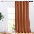 NICETOWN Window Blackout Curtain Panel for Living Room, Burnt Orange, 1 Panel, 70 x 95 inch, Thermal Insulated Blackout Drape/Drapery for Loft, Guestroom by NICETOWN