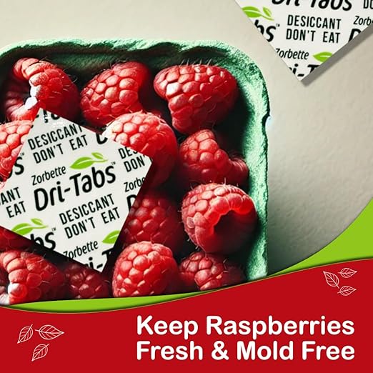 Dri-Tabs | Food-Safe Moisture Absorbers – Keep Fruits, Veggies, Snacks, Bread & More Fresher, Longer! Eco-Friendly, Plant Based Desiccant That Replaces Silica Gel Packets - 75pk (Magenta) - Image 6