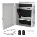 Joinfworld Vented Outdoor Electrical Box Waterproof Nema Enclosure 16x11x6 Plastic WiFi Box with Stainless Steel Buckle Fan Vented Dust Screen by Joinfworld