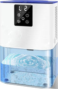 Dehumidifier,MTOX 3L/105 oz (1000 Sq Ft) Small Dehumidifiers for room, Bathroom, RV, Quiet with Auto Shut Off,Timer, 3 Setting modes, Removable filter and aromatherapy box, 7 color LED(Blue and White) by MTOX