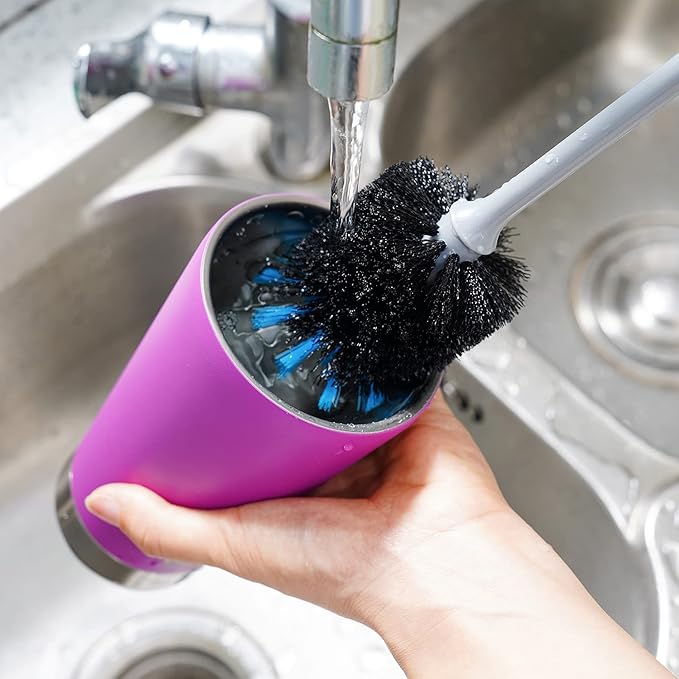 Water Bottle Cleaning Brush, Long Handle Flexible Scrub Brush for Water Bottles, Glasswares, Mugs, Flasks, Tumblers, Vases, and Kitchen Sink, 2 Pack - Image 9