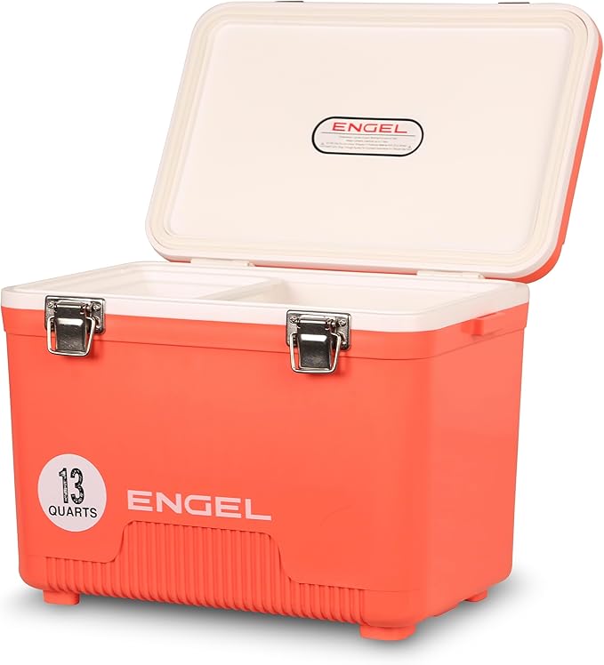 ENGEL 13qt Leak-Proof, Air Tight, Drybox Cooler and Small Hard Shell Lunchbox for Men and Women by ENGEL