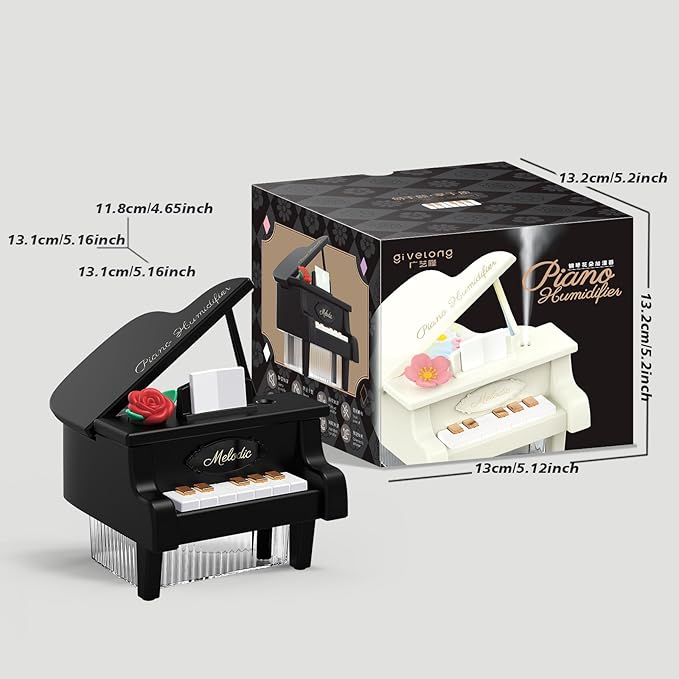 Portable Mini humidifie,350mL Cool Mist Humidifie,1200mAh Quiet for Home/Nursery/Office,Portable Mini Air Moisturizer,rechargeable mini humidifier (Black) - Image 2