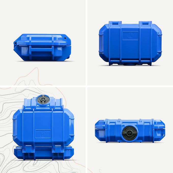 Evergreen 52 Waterproof Dry Box Protective Case - Travel Safe/Mil Spec/USA Made - for Cameras, Camping, Fishing, Hiking, Traveling, Water Sports, Knives, Survival (Blue) - Image 2