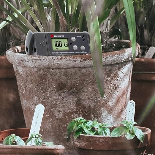 Triplett RHDL40 Temperature / Humidity / Barometric Pressure PDF Data Logger with Certificate of Traceability to NIST - Record 16,000 Readings Each - Image 3
