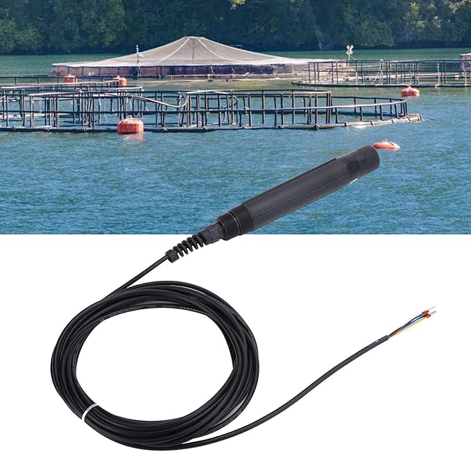 Dissolved Oxygen Meter, 12‑24V Portable Fluorescence Detector Sensor, Remote Monitoring Aquaculture Device for Sewage Treatment, Environmental Monitoring, Fish Pond - Image 2