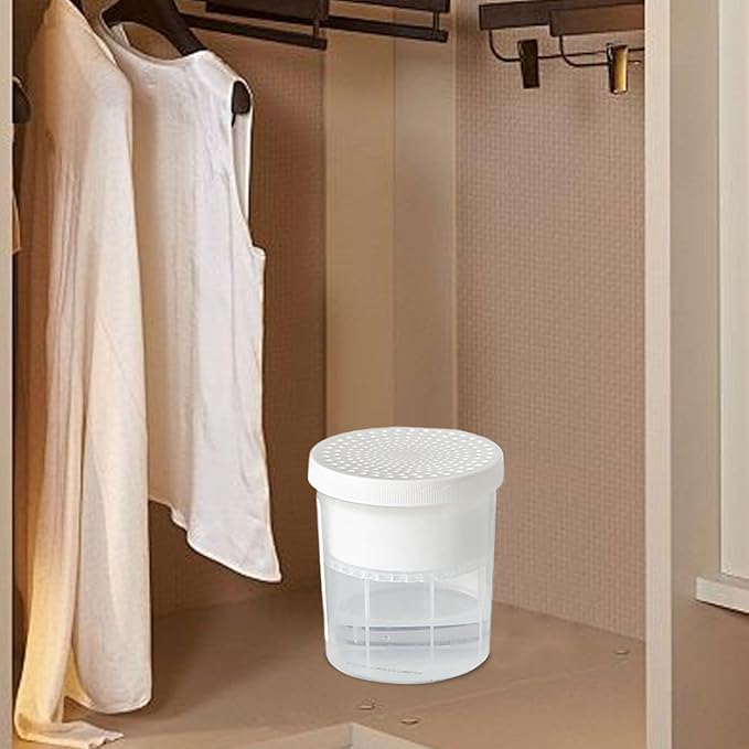 Moisture Absorber Container - Efficient Odor Neutralizer, Versatile Humidity Remover | Refillable Dehumidification Accessories, Practical Basement and Kitchen Dehumidifying Solution, Reliable Mold Pre - Image 3