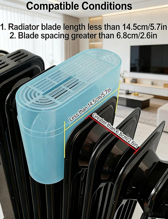 Oil Filled Humidifier Water Tank, Radiator Humidifier, Water Container for Heating, High Temperature Resistant Plastic, Relieves Dry Air(2PCS) - Image 3