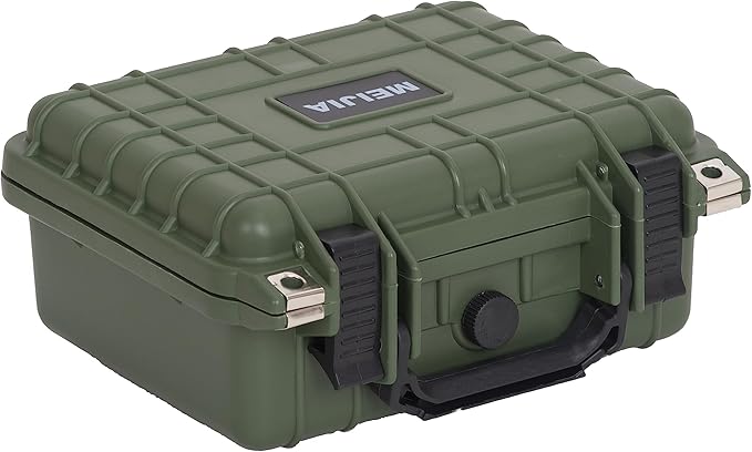 MEIJIA Portable All Weather IP67 Waterproof Protective Case,Hard Camera Case,Dry Case with Customizable Foam,Fit Use Of Drones,Camera,Equipments,10.62 x9.68x4.87inches by MEIJIA