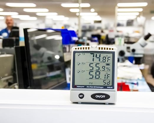 Triplett RHDL95 Temperature/Humidity/Dew Point Indoor Air Quality Monitor with SD Card Datalogger and Certificate of Traceability to NIST - Image 2