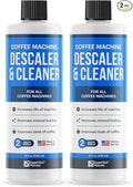 Essential Values Descaling Solution for Delonghi Keurig Breville Nespresso (4 Uses) - Coffee Machine Descaler Cleaner - Liquid To Descale Automatic Coffee Makers & Espresso Machines by EssentialValues