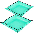 2pcs RepottingWJIAAA 2pcs Repotting Mat for Indoor Plants, 19.6 Mat for Indoor Plants, 19.69in Waterproof Foldable Potting Mats with Mess Control, Gardening Supplies for Transplanting Succulent by Unknown