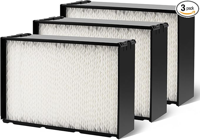 3 Pack 1045 Super Wick Humidifier Filter Replacement Compatible with 1045 Air-care Essick Humidifier Model H12300/H12300HB/H12400/H12400HB/H12600/H12600/H12001/H12AEUO/H12AUKP by FODACEL