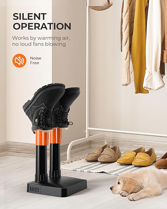xasla Boot Dryer Shoe Dryer, Glove Dryer with Heat Blower, Silent Electric Boot Warmer with Articulating Ports, Quick Drying for Work Boots, Ski Boots, Sneakers, Hats, Helmets - Image 5