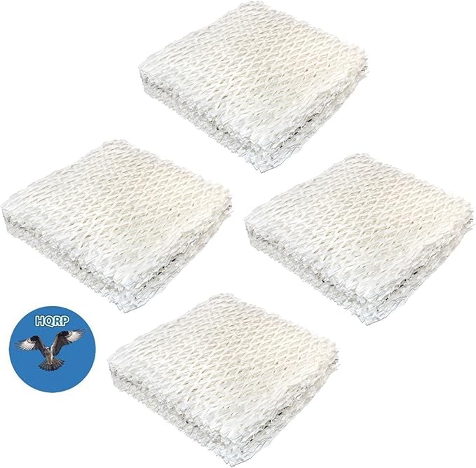 HQRP 4-pack Wick Filter compatible with Duracraft DH831 DH4C DH83 DH-831 DH-4C DH-83 Humidifiers by HQRP