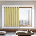 NICETOWN Blackout Curtains 72 inches Long, Grommet Privacy Window Treatment Thermal Insulated Room Darkening Sliding Glass Door Drape for Bedroom Living Room, 1 Panel, W100 x L72, Paler Yellow by NICETOWN