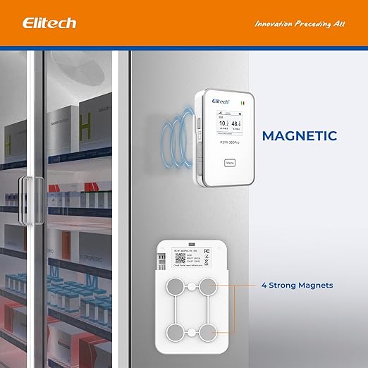 Elitech 5Pack 4G Cellular & WiFi Temperature Humidity Data Logger 100000 Points, 24/7 Monitor, 2-Year Subscription Included, App/Email/Text/Sound Alerts. Cloud Storage, Monitor Anywhere, Anytime - Image 4