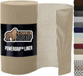 GORILLA GRIP powerGRIP Drawer Shelf and Cabinet Liner, Thick Strong Hold, Non-Adhesive Liners Protect Kitchen Cabinets and Cupboard, Bathroom Drawers, Easy Install, Breathable Mat, 20" x10', Beige by GorillaGrip