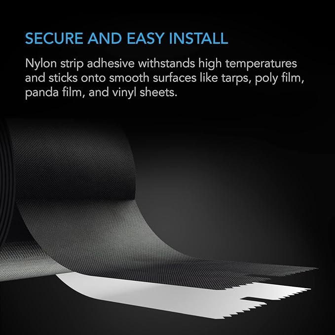AC Infinity Peel and Stick Zipper 2-Pack, 7 ft. x 3 in. Heavy Duty Dust Barrier, Double Sided Zipper for Grow Rooms, Greenhouses, Construction Sites, and Repair Zones - Image 4