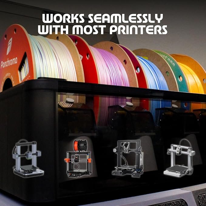 Polymaker Panchroma Gradient PLA Translucent Orange and Yellow 3D Printing Filament 1.75mm 1KG, Premium Gradient PLA, Easy to Print, AMS Compatible, Perfect for Lamp Shades, Vases, Ornaments - Image 5