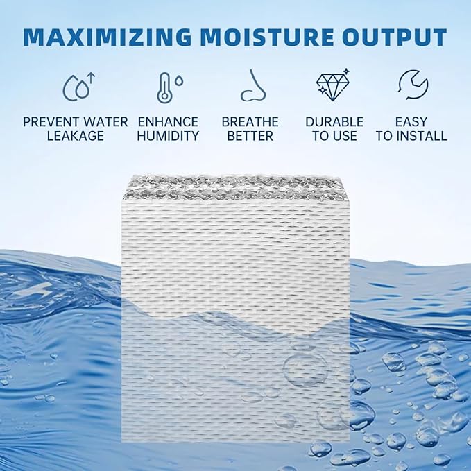 45 Water Panel Humidifier Filter Replacement Evaporator Compatible with Aprilaire H445EZ1A 4788 Maintenance Kit Filter or 400 400A 400M 400KZ 400MKZ Part #45 Pack of 2 - Image 6