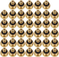 KUWAN 0.016" Orifice (0.4mm) Thread UNC 10/24 Brass Misting Nozzles Low Pressure Atomizing Misting Sprayer Water Hose Nozzle for Greenhouse, Landscaping, Outdoor Cooling Mister System (40PCS) by KUWAN