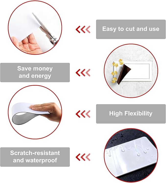 Vent Cover 2 Pack, Strong Magnetic Vent Covers 5.3x12 Inch, White Vent Covers for Home Floor, Wall, Ceiling Register, Iron Register, RV and HVAC - Image 5
