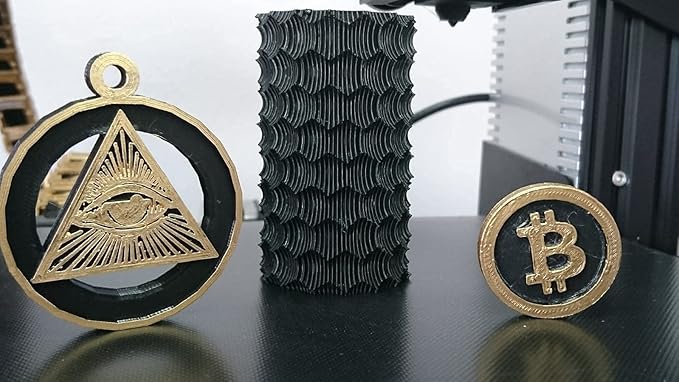 3KG PLA Filament 1.75mm Black, Clog-Free 3D Printer Filament Dimensional Accuracy +/- 0.02mm, Large Spool(6.6lbs) PLA 3D Printing Filament - Image 4