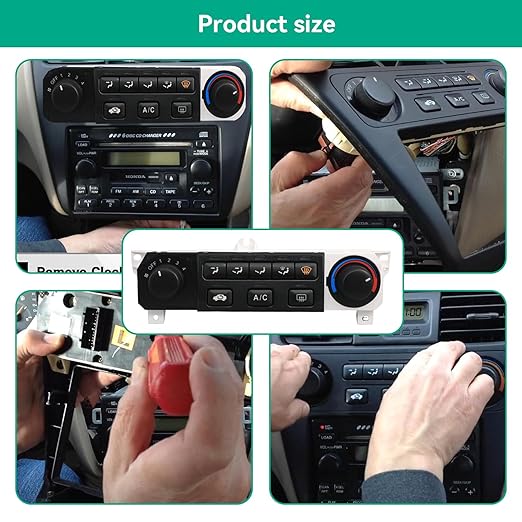 79600-S84-A01ZA Heater A/C Climate Control Module Compatible with Honda Accord 1998-2000, Compatible with Honda Odyssey 1998-2004,Heater Control Switch Module Panel, Replace for 79600S84A01ZA 599-268 - Image 6