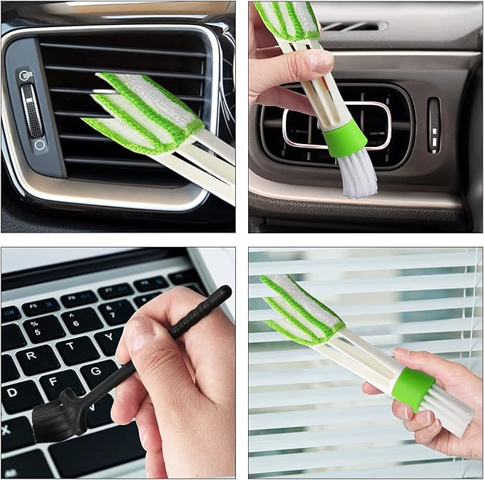 Openfly Hand-held Groove Gap Cleaning Tools, Tile Joint Scrub Brush Window Track Grout Cleaning Brushes to Deep Clean Kitchen Sink Bathroom Edge Corner - Image 6
