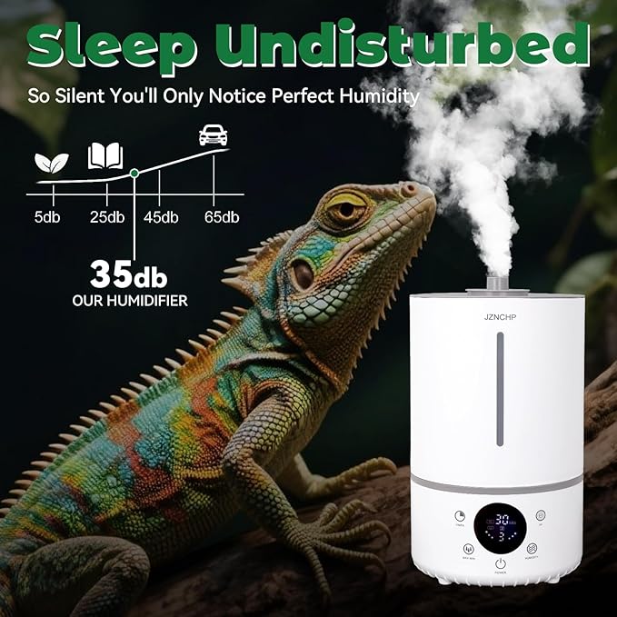 Humidifier for plants, Reptile fogger,4L,Dual Tank Mode & Dual Probes with Constant Humidity Setting,48H Runtime, Remote Control, for Reptile Terrariums & Indoor Houseplants - Image 5